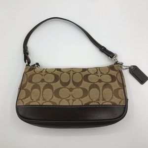 Brown Coach Baguette Purse